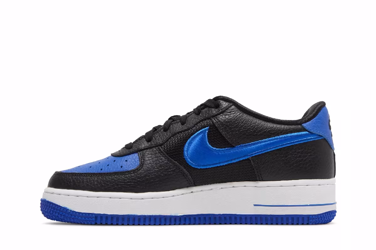 Nike Air Force 1 LV8 GS Black Chile Racer Blue, view 4