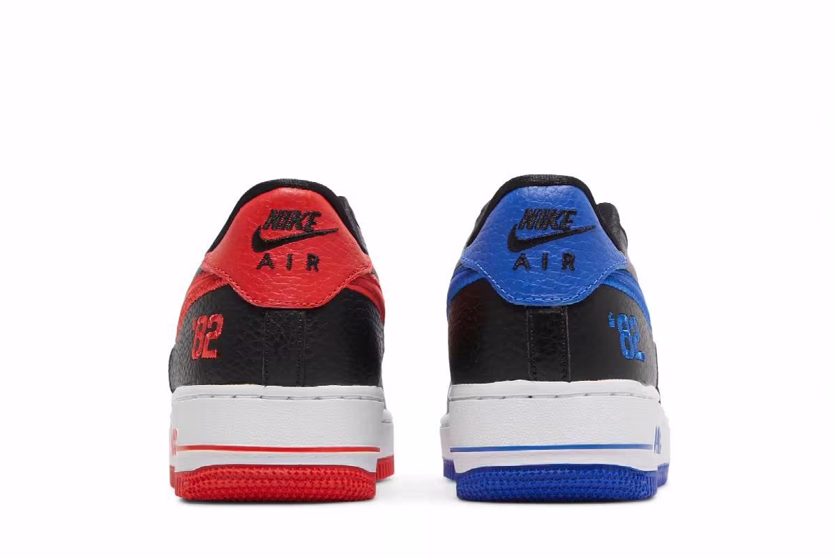 Nike Air Force 1 LV8 GS Black Chile Racer Blue, view 7