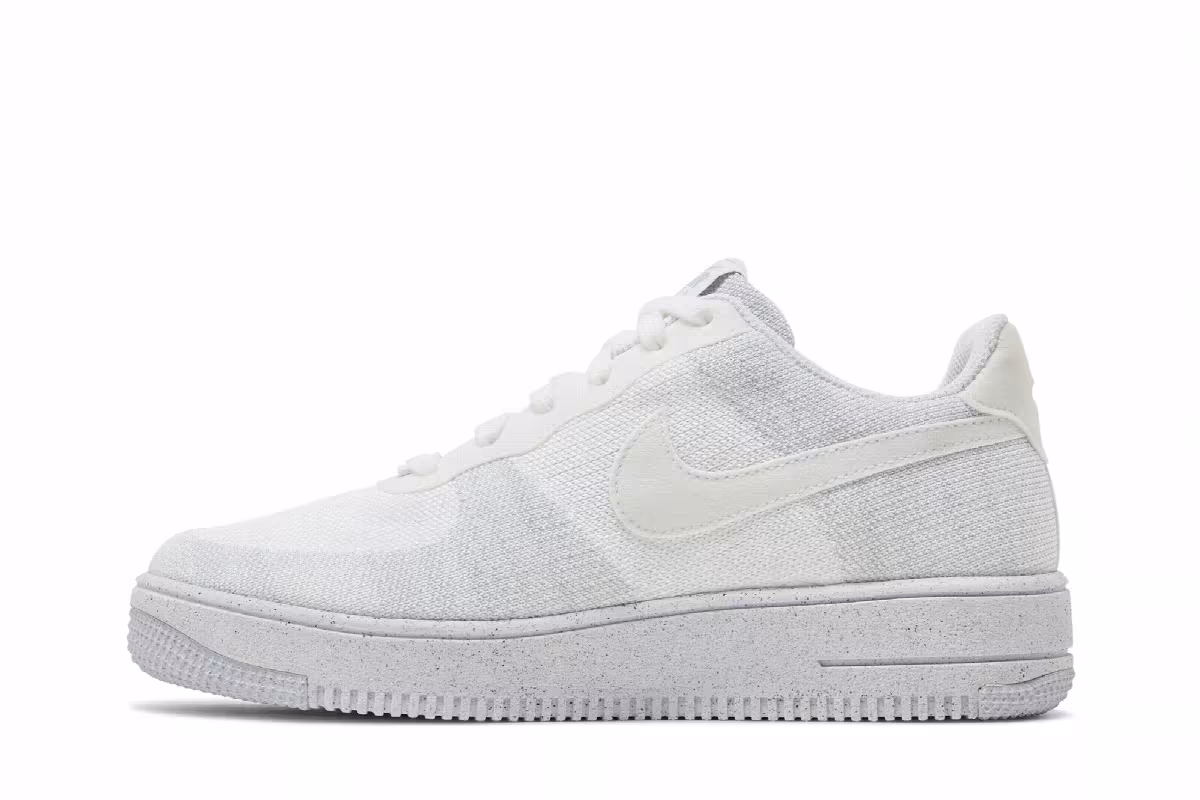 Nike Air Force 1 Crater Flyknit GS White Wolf Grey, view 4