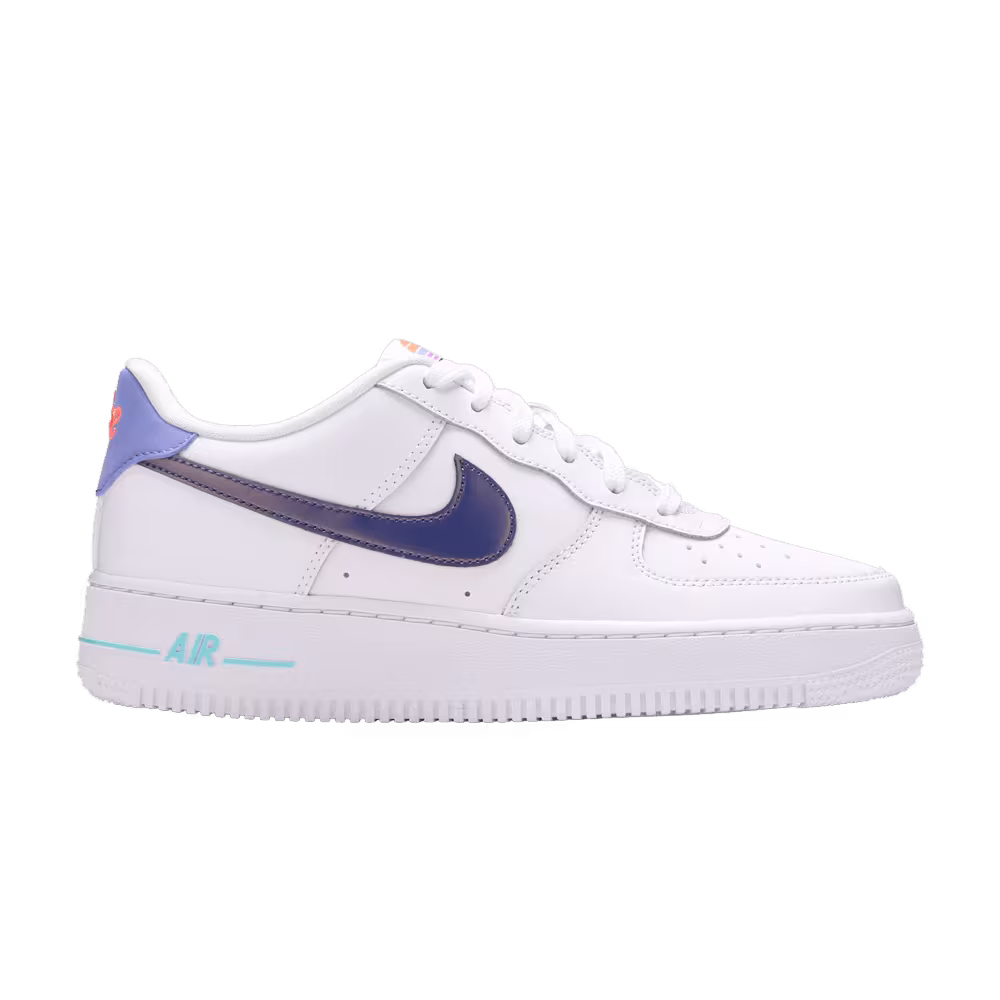 Nike Air Force 1 LV8 1 GS White Dark Purple Dust