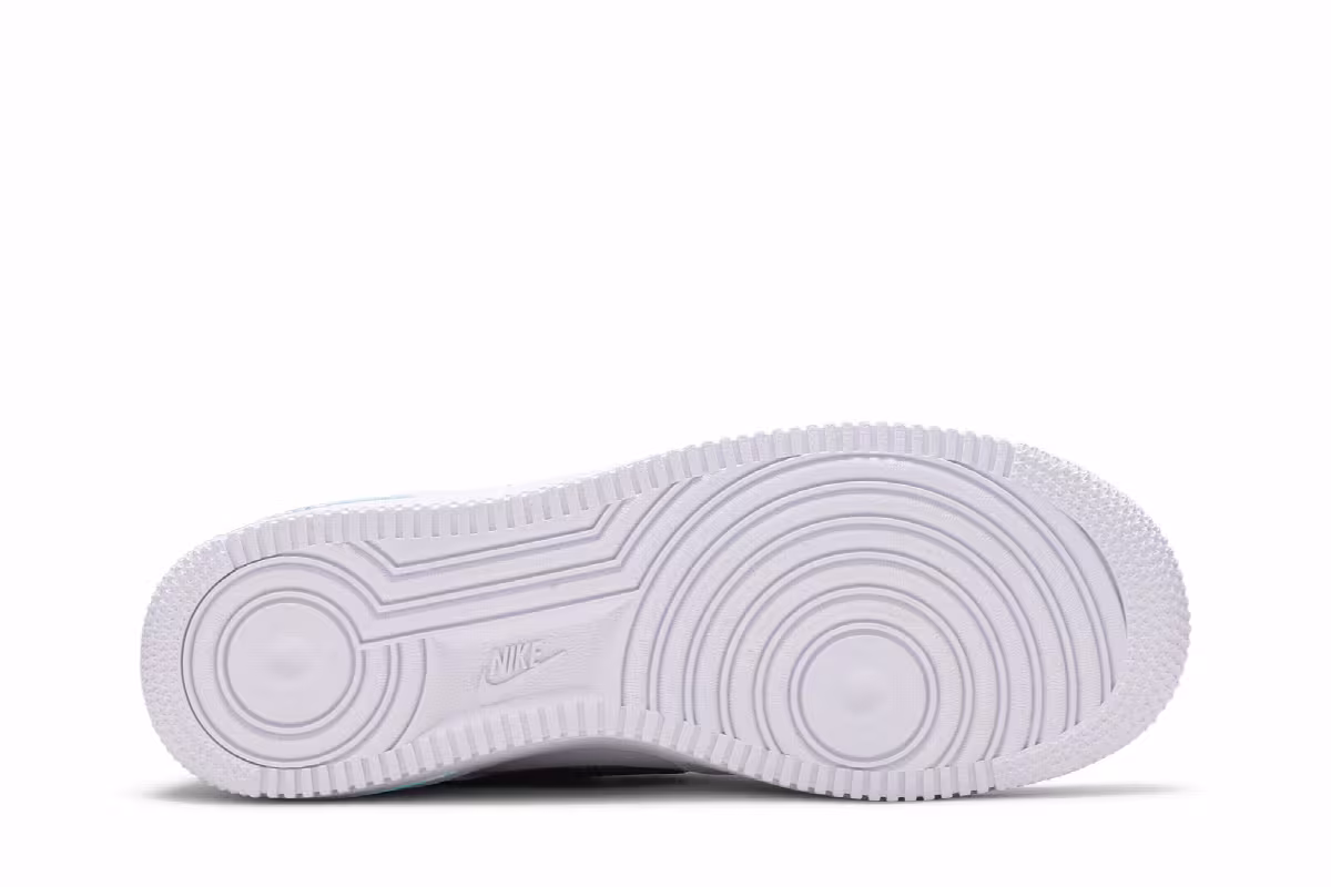 Nike Air Force 1 LV8 1 GS White Dark Purple Dust, view 5