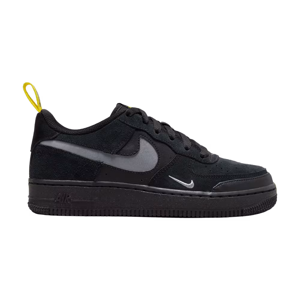 Nike Air Force 1 Low GS Cut Out Swoosh - Grey