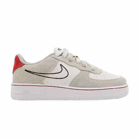 Nike Air Force 1 LV8 S50 GS 'Light Stone University Red'