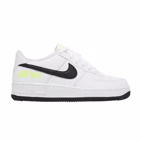 Nike Air Force 1 Low GS 'Just Do It - White Volt'