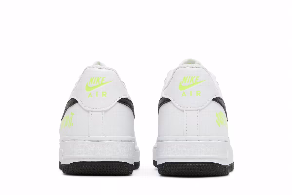 Nike Air Force 1 Low GS Just Do It - White Volt, view 7