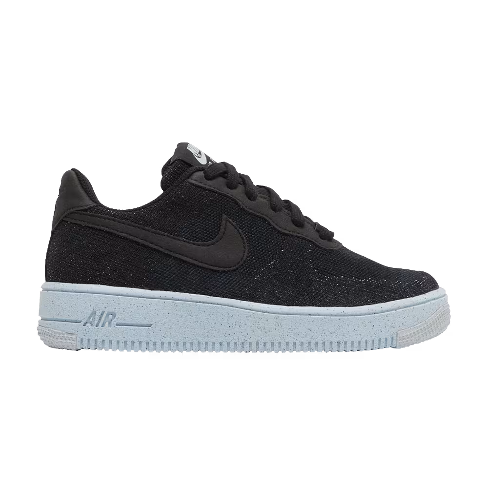 Nike Air Force 1 Crater Flyknit GS Black Chambray Blue
