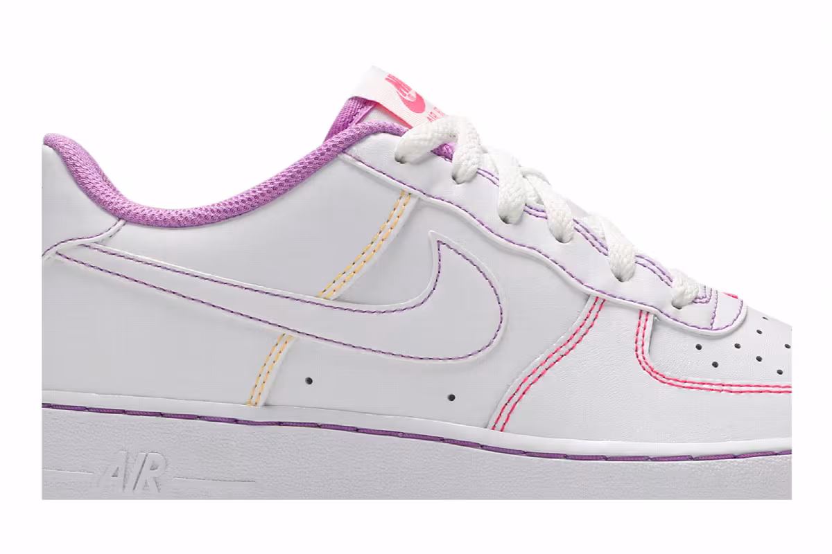 Nike Air Force 1 Contrast Stitch - Fuchsia Glow, view 3