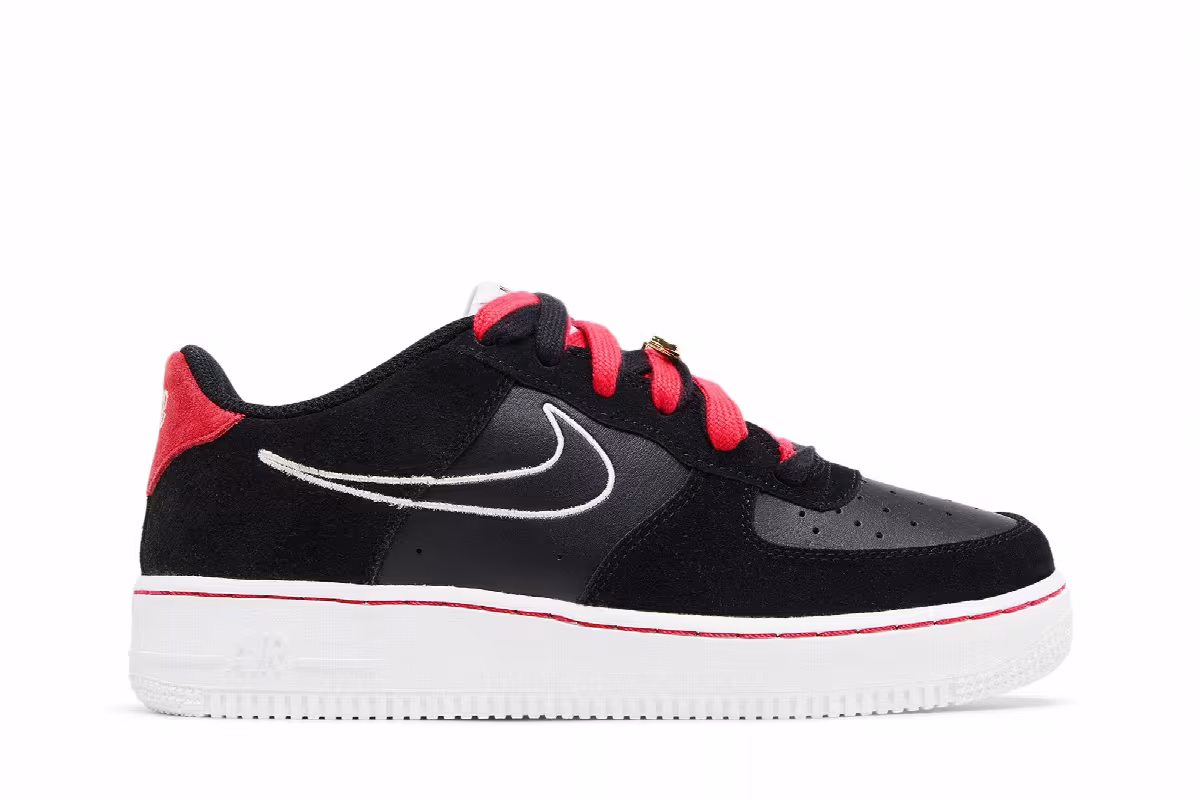 Nike Air Force 1 LV8 S50 GS Bred, view 2