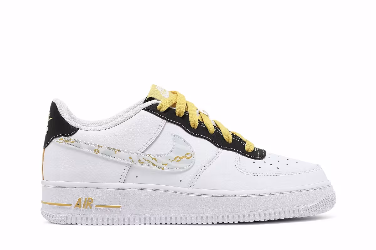 Nike Air Force 1 Gold Links Zebra Print, view 2
