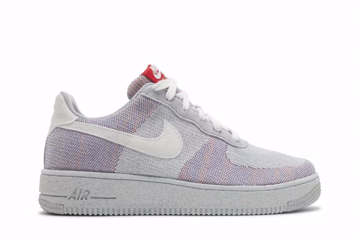 Nike Air Force 1 Crater Flyknit GS Wolf Grey, view 2