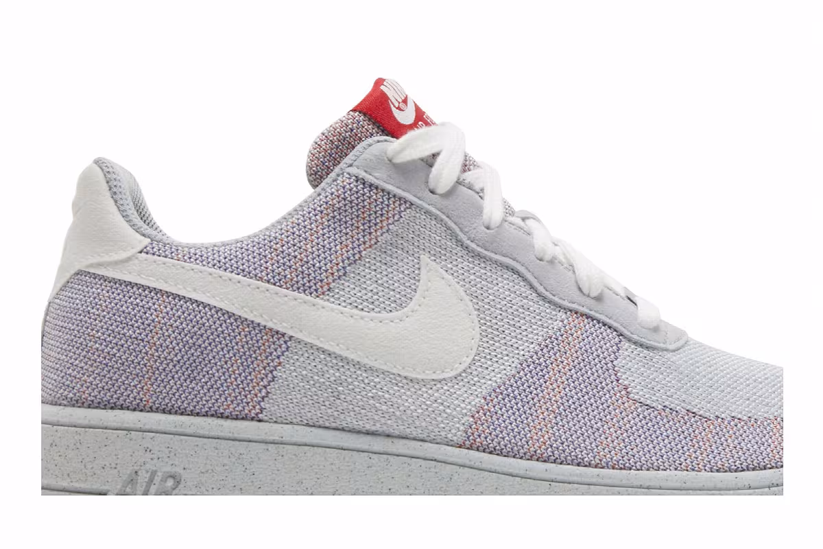 Nike Air Force 1 Crater Flyknit GS Wolf Grey, view 3