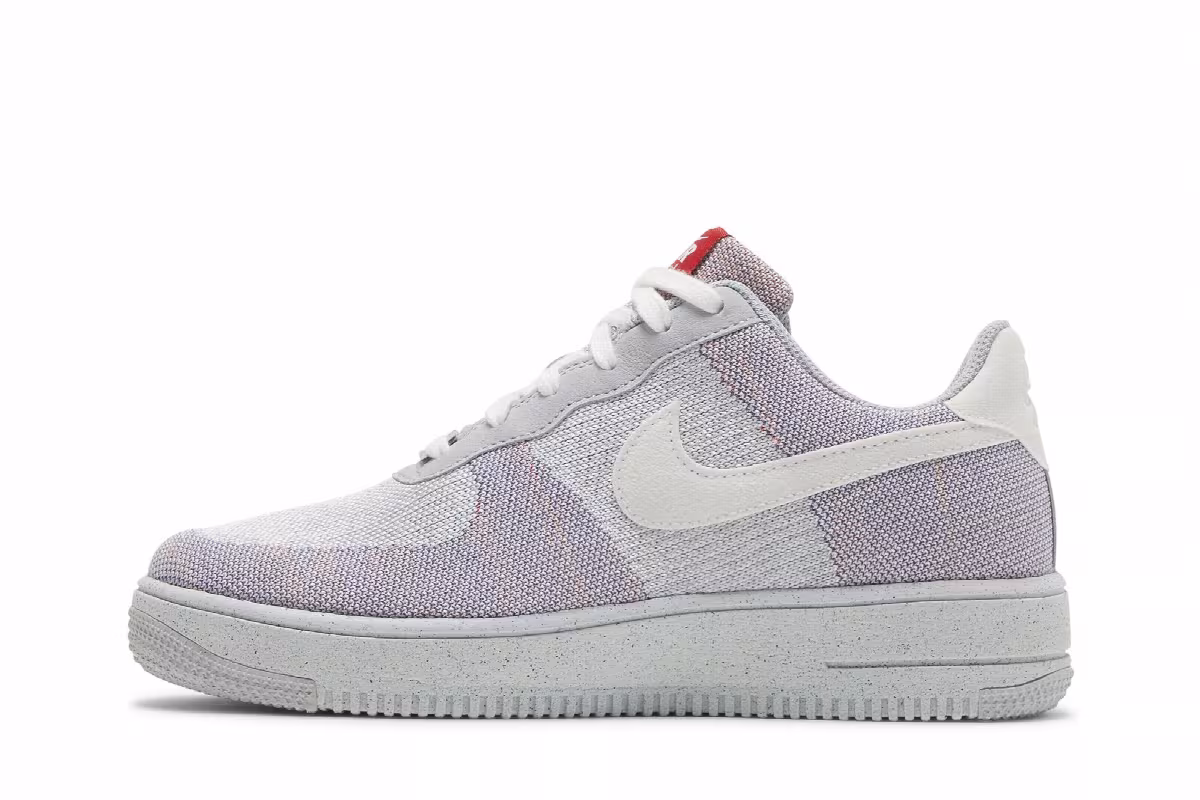 Nike Air Force 1 Crater Flyknit GS Wolf Grey, view 4