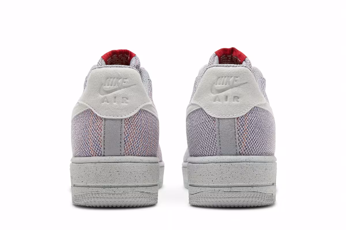 Nike Air Force 1 Crater Flyknit GS Wolf Grey, view 7