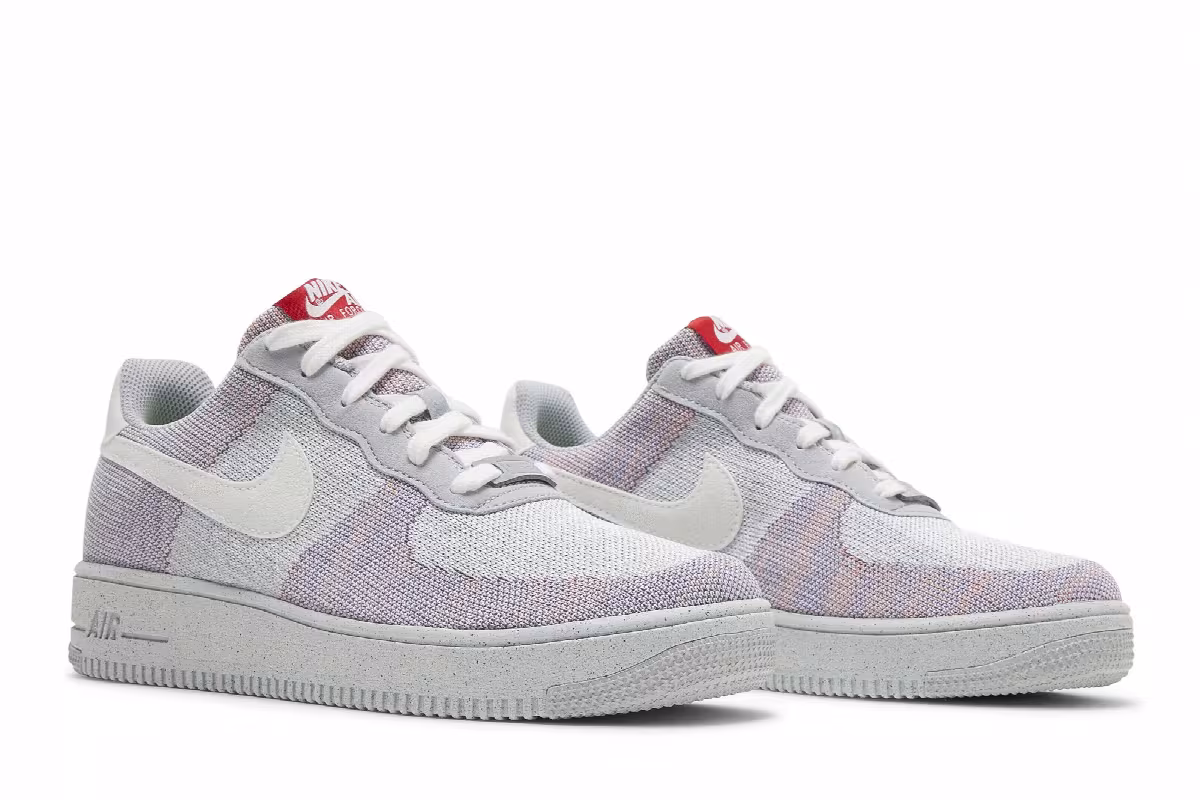 Nike Air Force 1 Crater Flyknit GS Wolf Grey, view 9