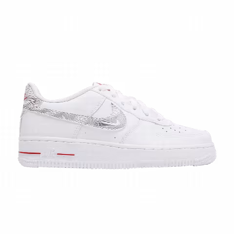 Nike Air Force 1 Low GS 'White University Red'