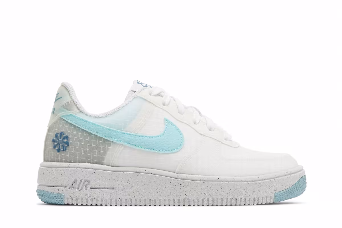 Nike Air Force 1 Crater GS White Copa, view 2