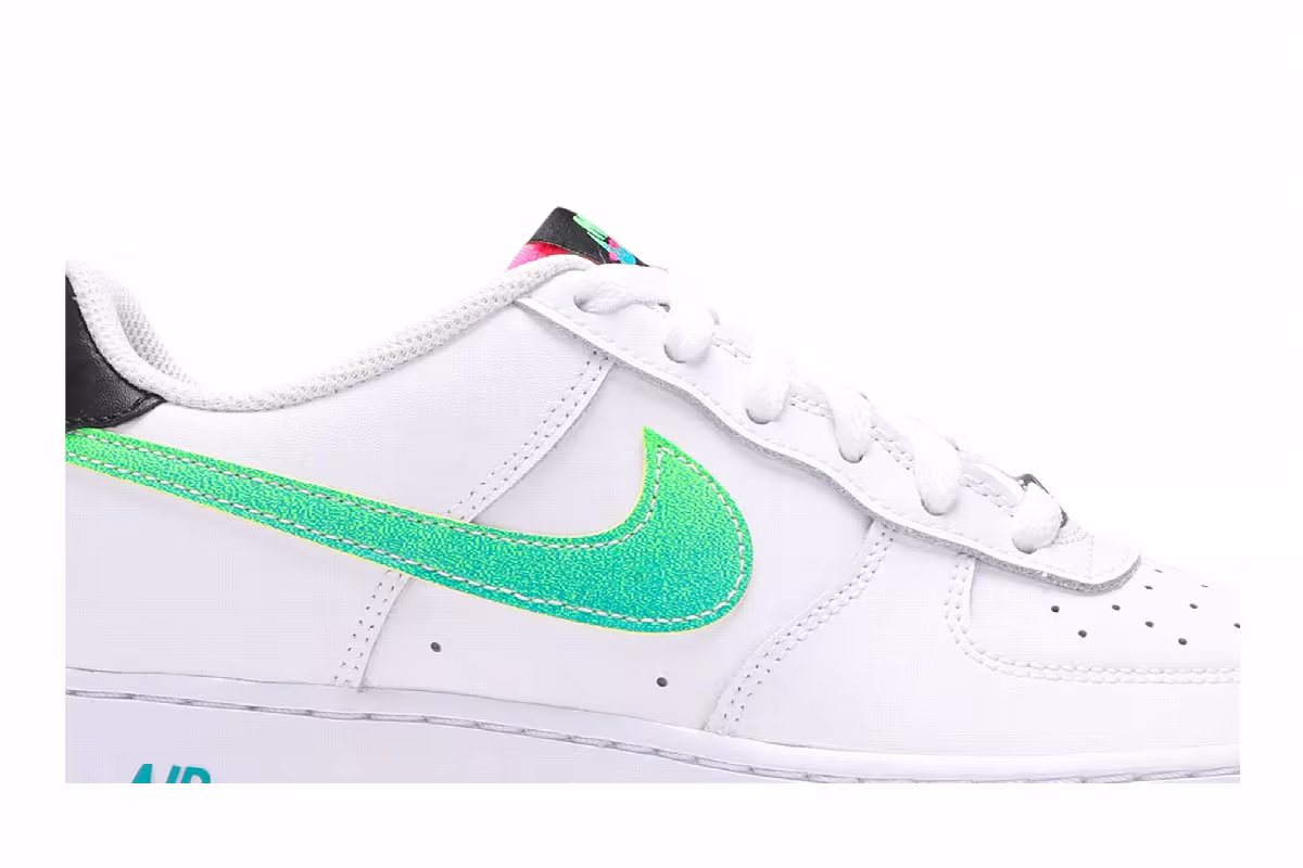 Nike Air Force 1 LV8 1 GS White Aquamarine, view 3