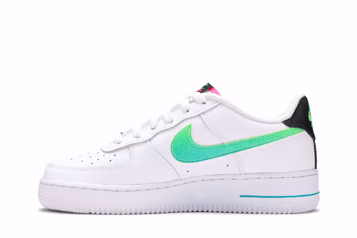 Nike Air Force 1 LV8 1 GS White Aquamarine, view 4