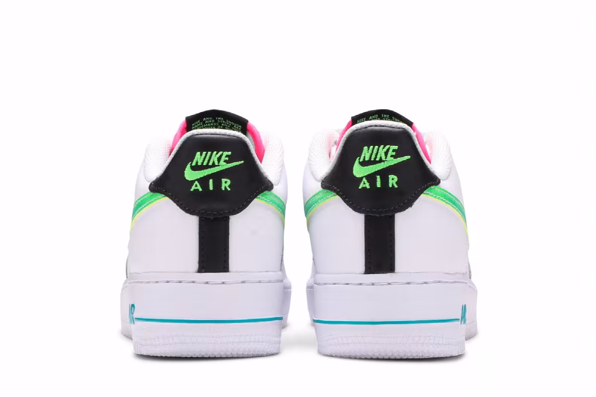Nike Air Force 1 LV8 1 GS White Aquamarine, view 7