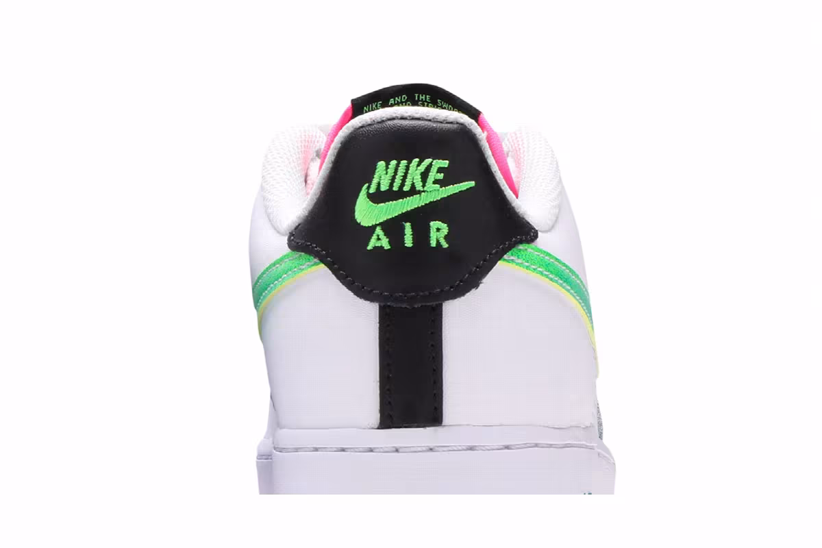Nike Air Force 1 LV8 1 GS White Aquamarine, view 8