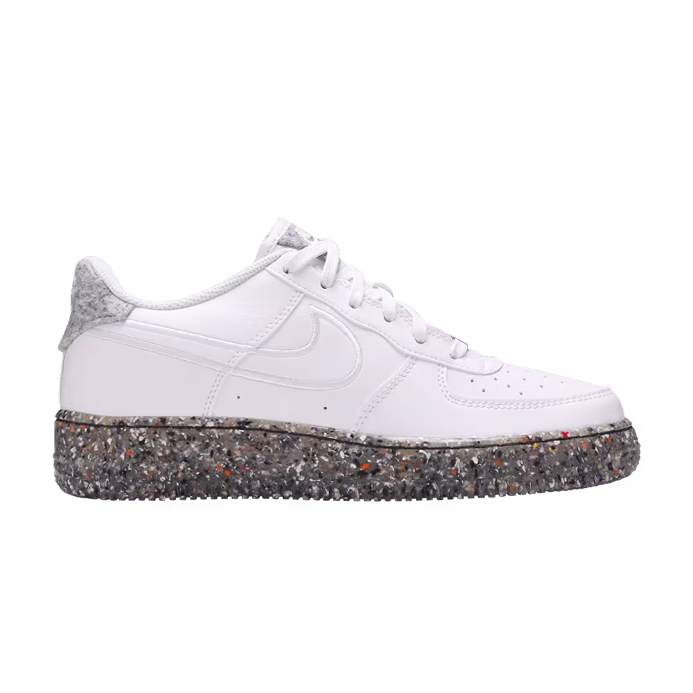 Nike Air Force 1 GS Recycled Wool Pack - White