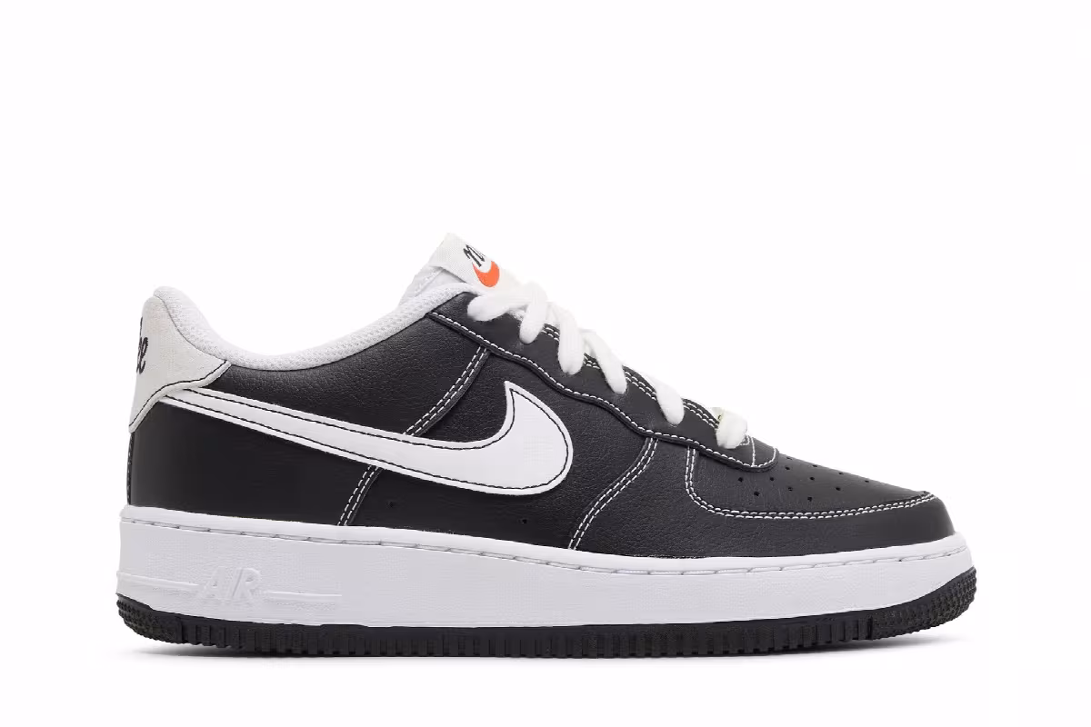 Nike Air Force 1 S50 GS Black White, view 2