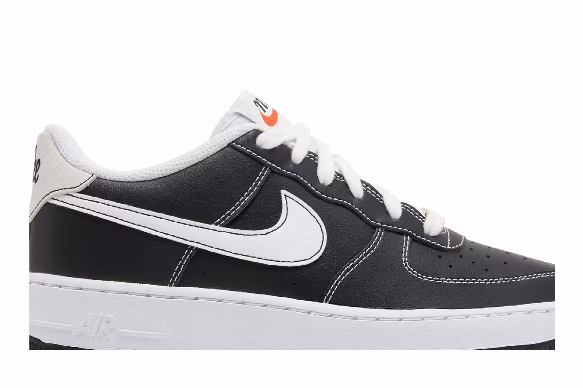 Nike Air Force 1 S50 GS Black White, view 3