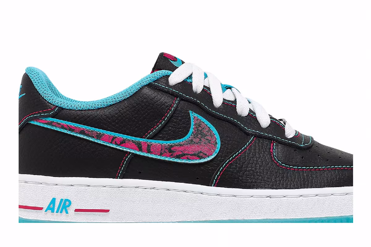 Nike Air Force 1 LV8 1 GS Miami Nights, view 3