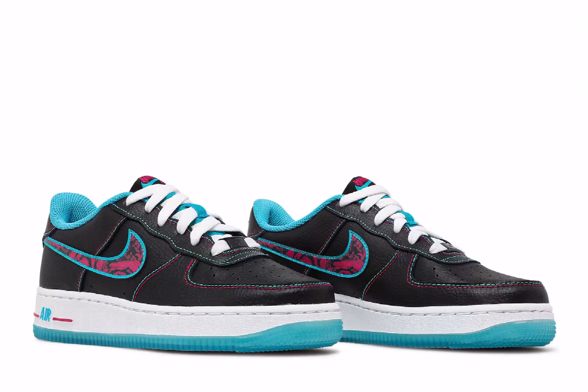 Nike Air Force 1 LV8 1 GS Miami Nights, view 9