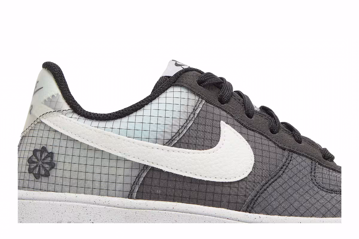Nike Air Force 1 Crater GS Move To Zero - Black White, view 3