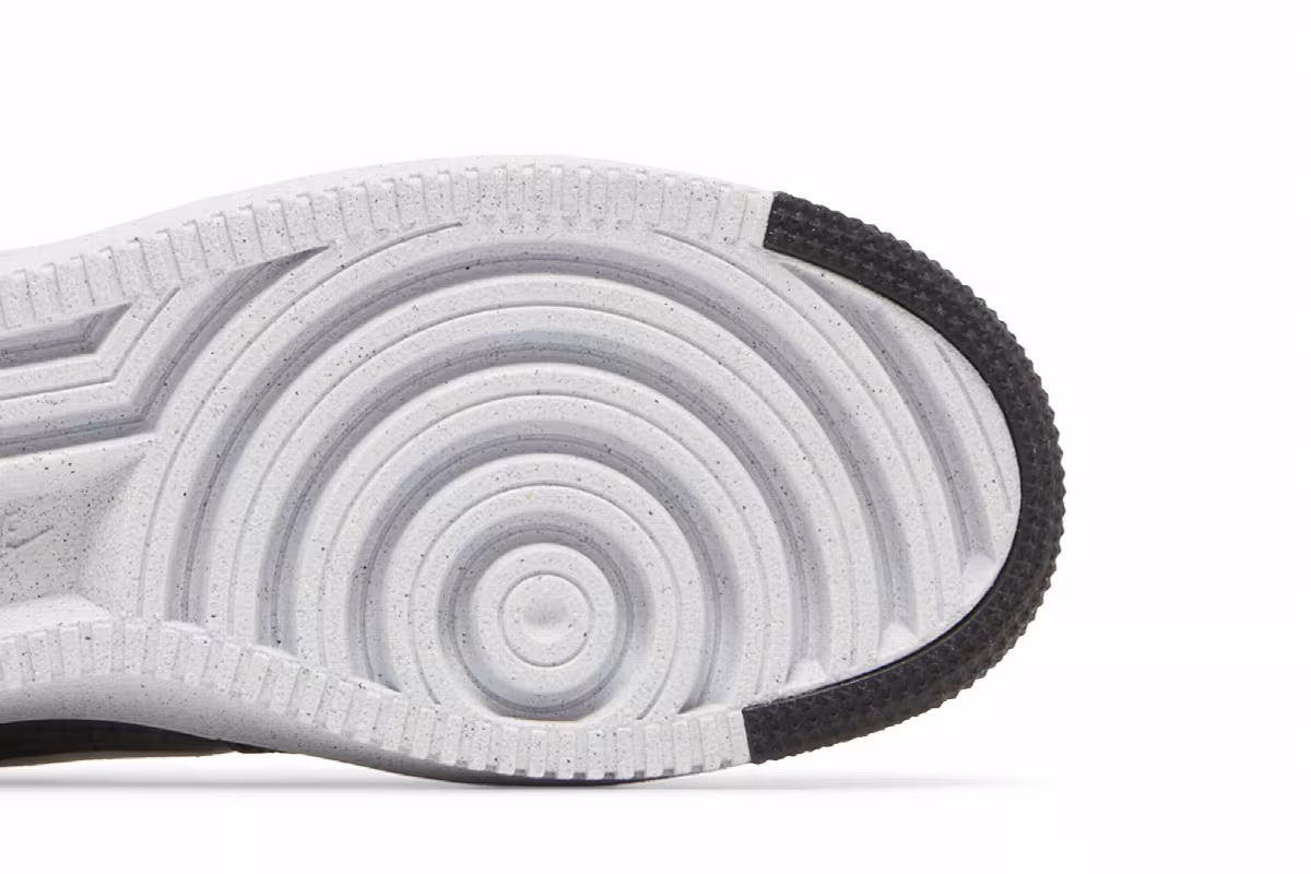 Nike Air Force 1 Crater GS Move To Zero - Black White, view 6