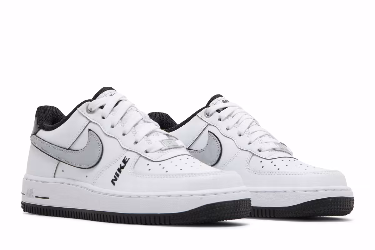 Nike Air Force 1 LV8 GS White Wolf Grey, view 9
