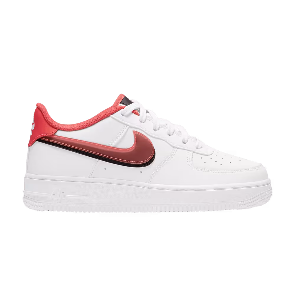 Nike Air Force 1 LV8 GS Double Swoosh - Bright Crimson