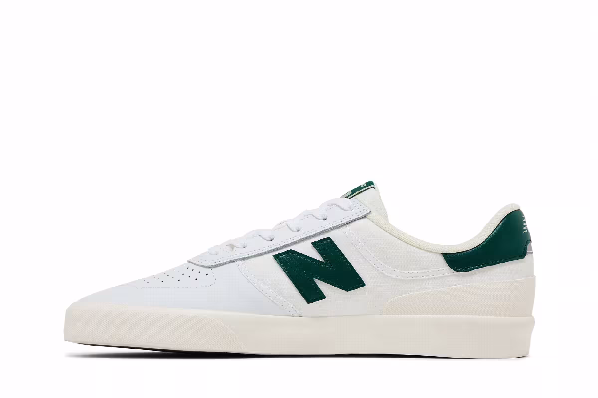 New Balance Numeric 272 White Forest Green, view 4