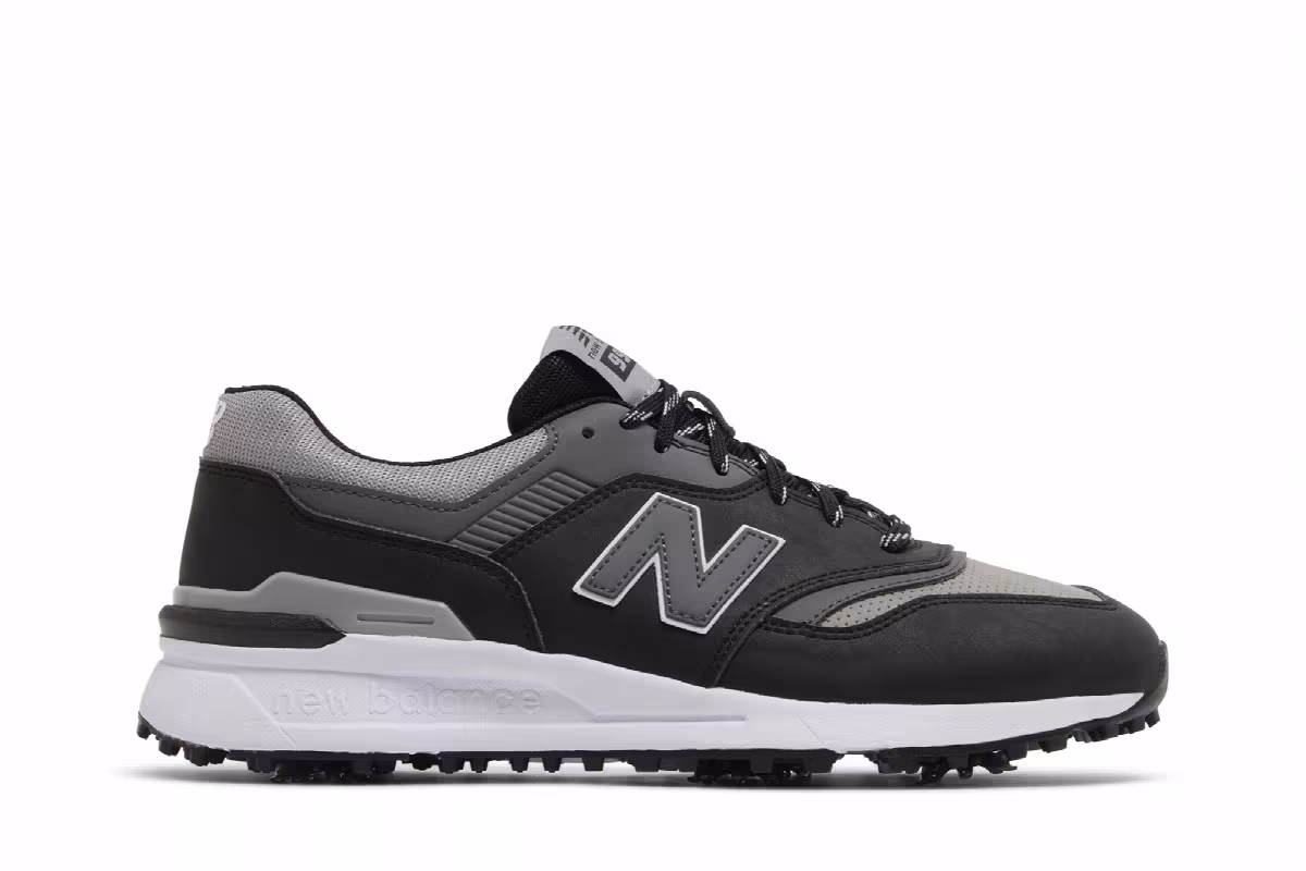 New Balance 997 Golf Black Grey, view 2