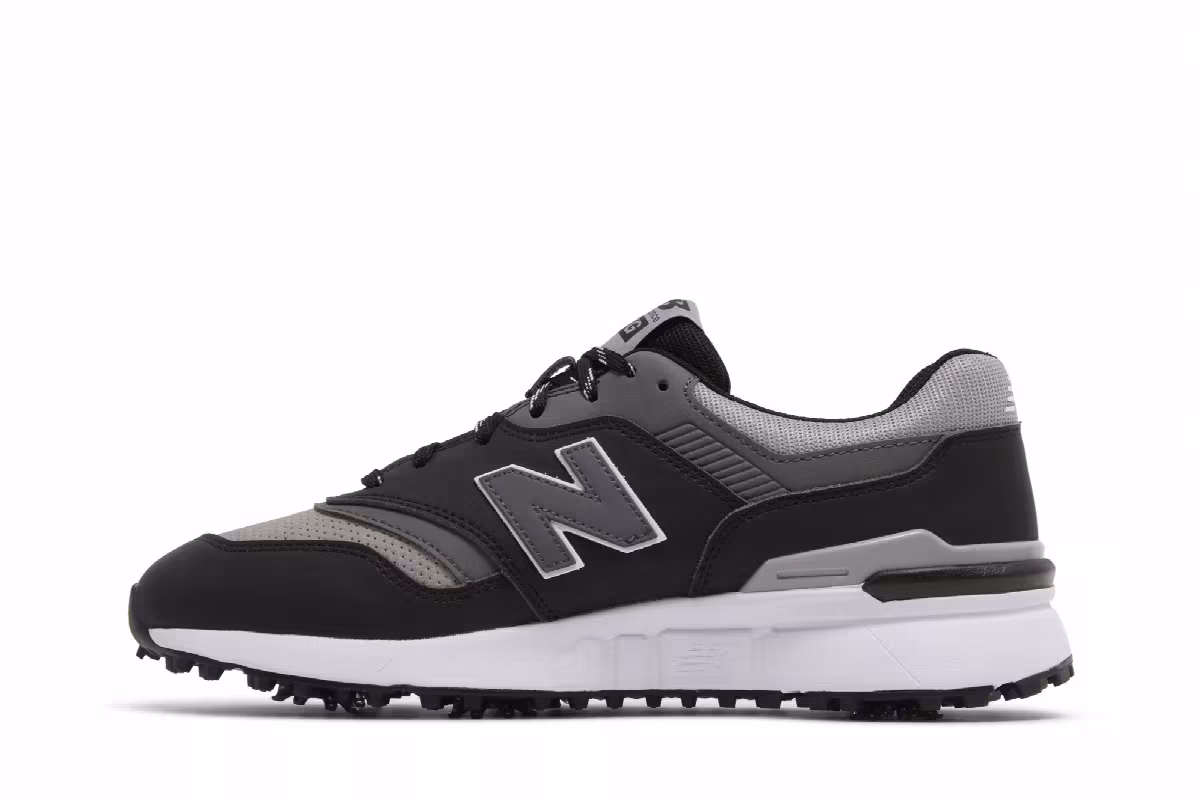 New Balance 997 Golf Black Grey, view 4
