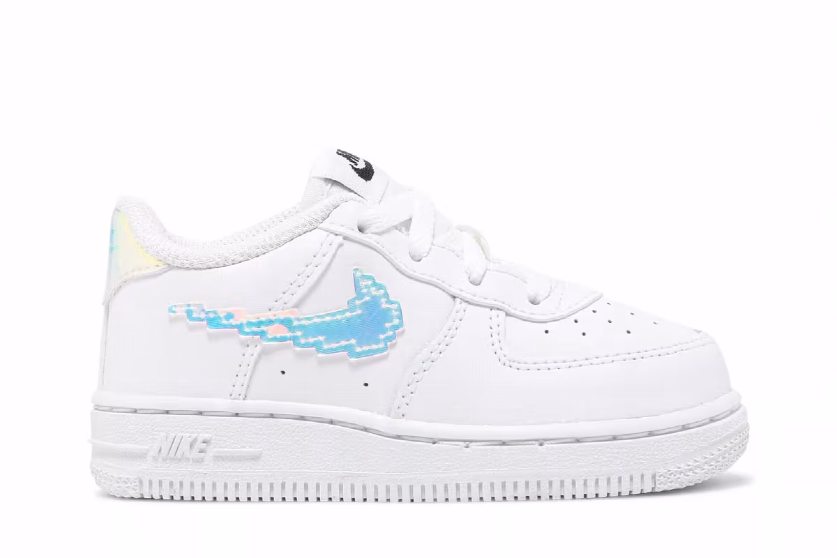 Nike Air Force 1 LV8 TD Digital Swoosh - White, view 2