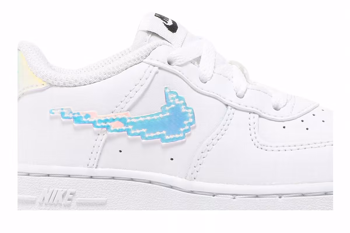 Nike Air Force 1 LV8 TD Digital Swoosh - White, view 3