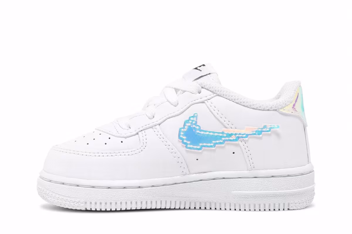 Nike Air Force 1 LV8 TD Digital Swoosh - White, view 4