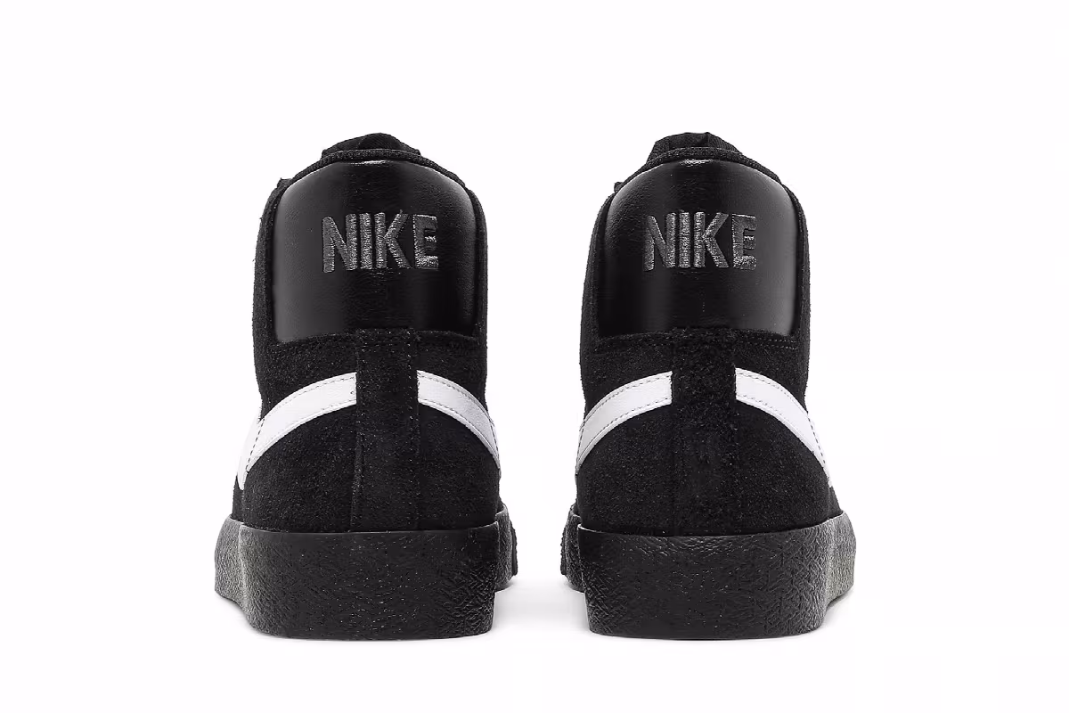 Nike Zoom Blazer Mid SB Black White, view 7