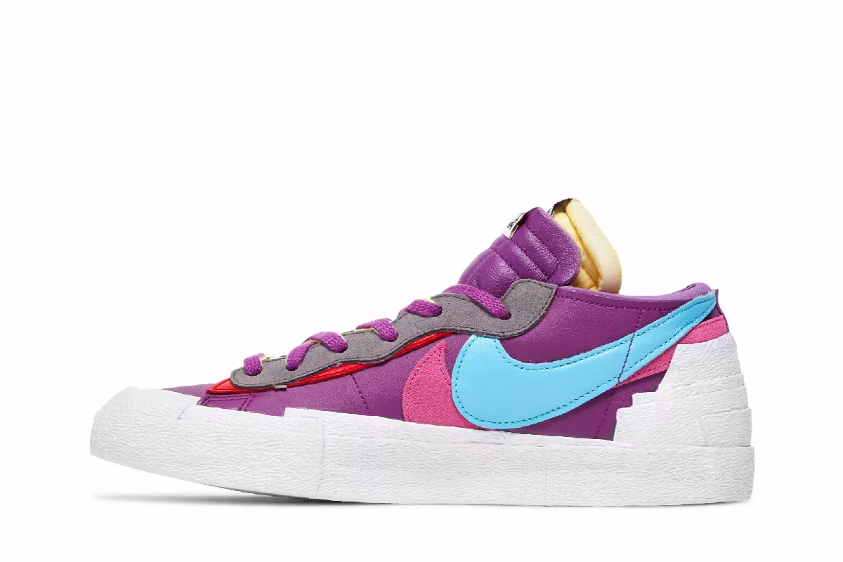 KAWS x sacai x Nike Blazer Low Purple Dusk, view 4