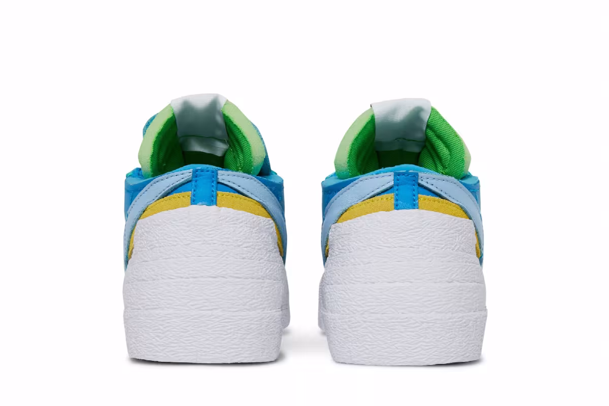KAWS x sacai x Nike Blazer Low Neptune Blue, view 7