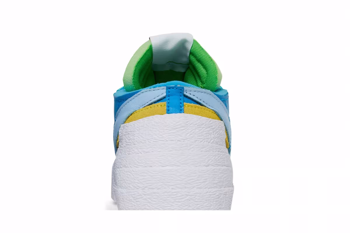 KAWS x sacai x Nike Blazer Low Neptune Blue, view 8