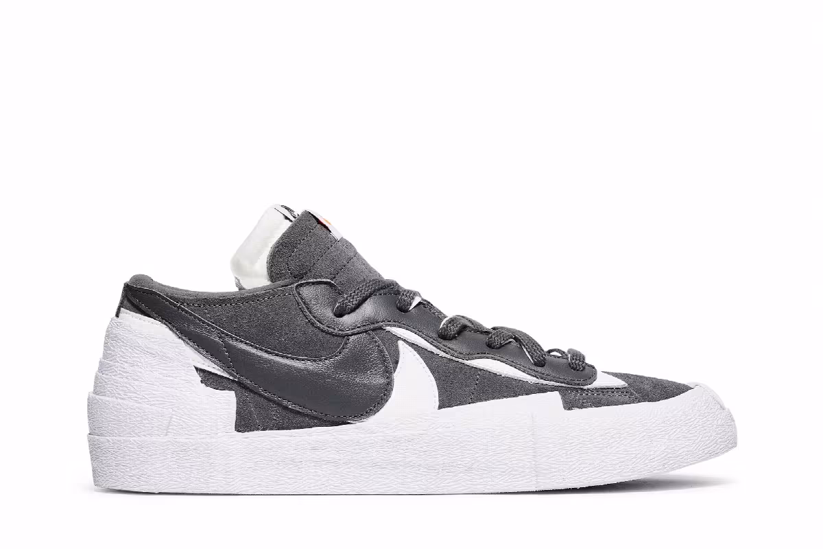 sacai x Nike Blazer Low Iron Grey, view 2