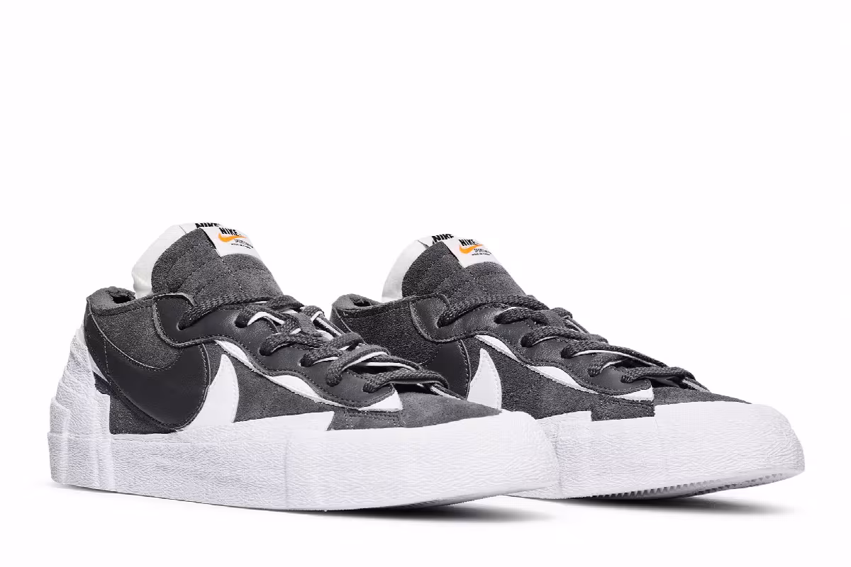 sacai x Nike Blazer Low Iron Grey, view 9