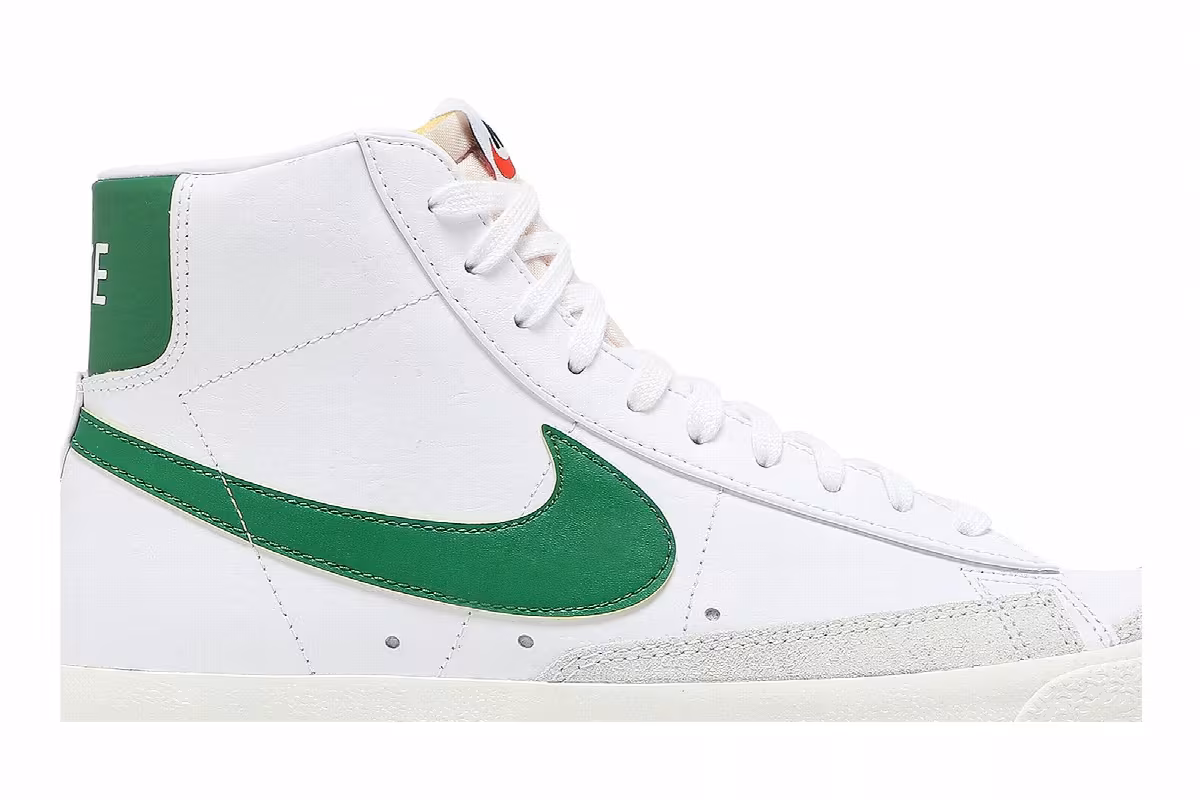 Nike Blazer Mid White Pine Green, view 3