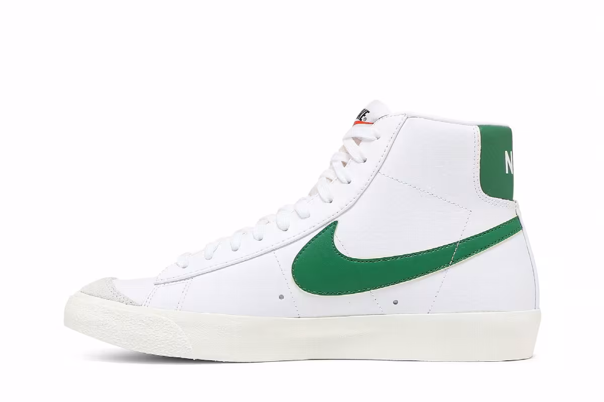 Nike Blazer Mid White Pine Green, view 4