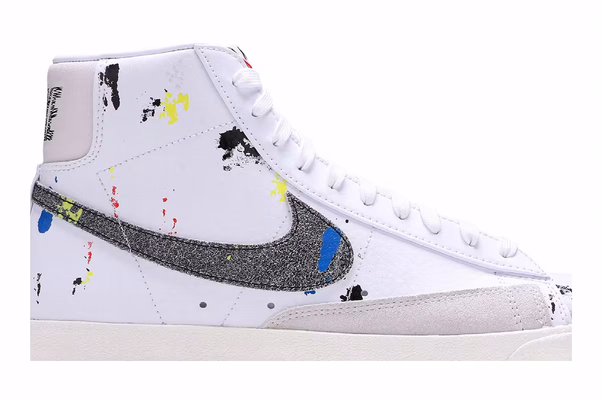 Nike Blazer Mid Paint Splatter, view 3