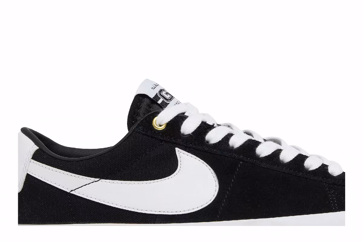 Nike Zoom Blazer Low Pro GT SB Black White, view 3