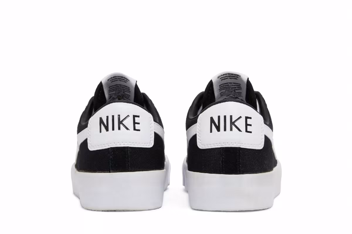 Nike Zoom Blazer Low Pro GT SB Black White, view 7